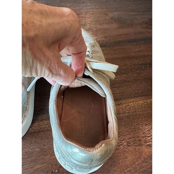 Halogen ladies leather sneaker in gray - Picture 5 of 9